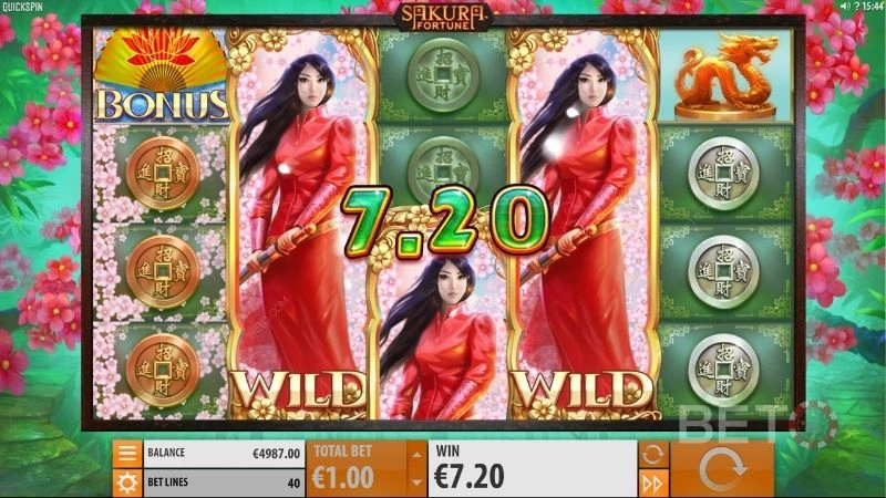 Thông tin về game nổ hũ Sakura Fortune
